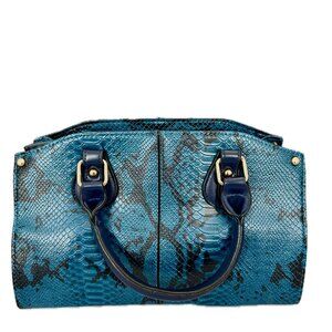 Esbag Blue Alligator print designer bag